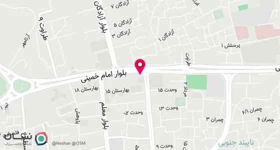 نقشه موقعیت تقریبی دفتر: بندرعباس، بلوار امام خمینی،‌شهرنمایش، نبش خیابان وحدت، مجتمع یکتا، طبقه 5 واحد 33
