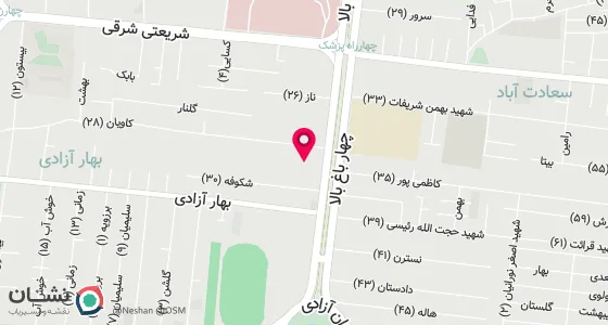 نقشه موقعیت تقریبی دفتر: خیابان چهارباغ بالا-مجتمع تجاری هزارجریب-پلاک 226
