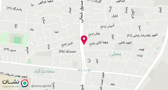 نقشه موقعیت تقریبی دفتر: اصفهان- خیابان شیخ صدوق شمالی-بعد از چهارراه وکلا به سمت خیابان شیخ مفید- روبروی بانک شهر- ساختمان 220- طبقه 3- واحد 11