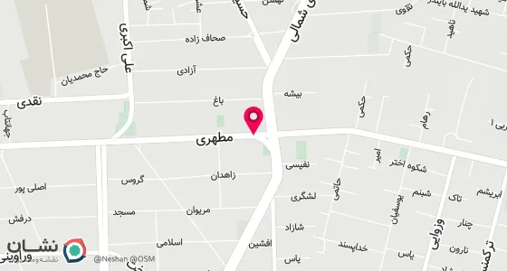 نقشه موقعیت تقریبی دفتر: تقاطع خیابان سهروردی و مطهری-ضلع شمال شرقی-پلاک 273- طبقه 3- واحد14
