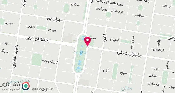 نقشه موقعیت تقریبی دفتر: نارمک، میدان نبوت نبش گلبرگ شرقی پلاک 47