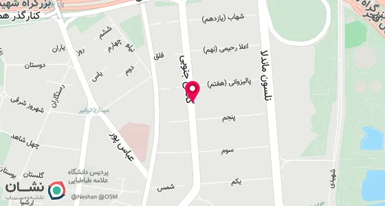 نقشه موقعیت تقریبی دفتر: تهران، خیابان گاندی جنوبی، بین پنجم و هفتم، ساختمان 17 گاندی، نیم طبقه دوم، واحد 11
