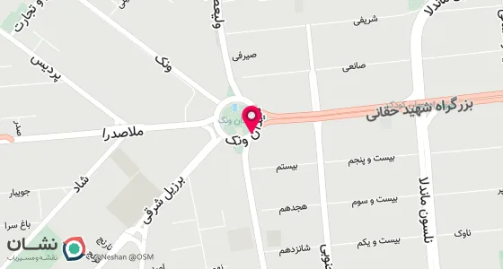 نقشه موقعیت تقریبی دفتر: میدان ونک