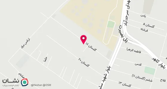 نقشه موقعیت تقریبی دفتر: آدرس: کرج - جاده ملارد - روبروی خیابان دکتر اهری – بین گلستان 38 و 40 – پلاک 2034