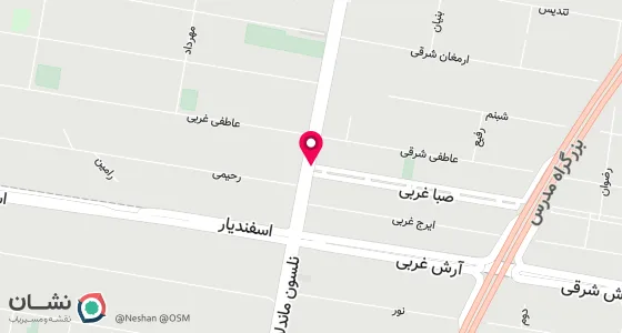 نقشه موقعیت تقریبی دفتر: خیابان نلسون ماندلا(جردن)-خیابان آرش غربی-پلاک 26-طبقه اول-واحد 11