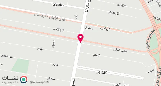 نقشه موقعیت تقریبی دفتر: خیابان نلسون ماندلا،بالاتر از ناهید شرقی، بن بست شاهرخ ،ساختمان شاهرخ، طبقه چهارم، واحد 403
