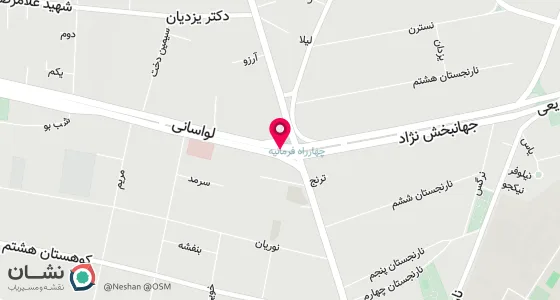 نقشه موقعیت تقریبی دفتر: پاسداران شمالی،تقاطع فرمانیه،ابتدای فرمانیه،پلاک 2،طبقه 7