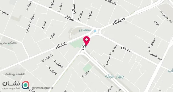 نقشه موقعیت تقریبی دفتر: مشهد بلوار مدرس ساختمان تجاری مسکن واحد 34