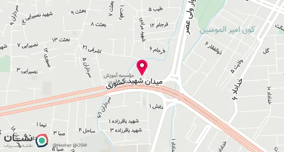 نقشه موقعیت تقریبی دفتر: بابل میدان کشوری خ شیخ طبرسی مجتمع تجاری تفرشی طبقه همکف تفرشی پلاک 56