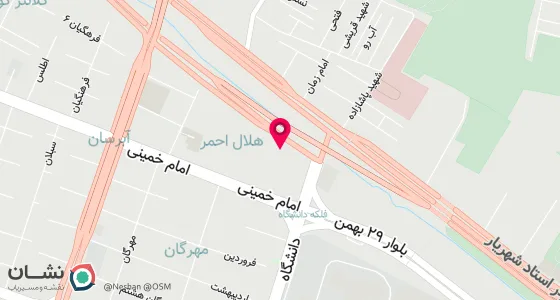 نقشه موقعیت تقریبی دفتر: تبریز فلکه دانشگاه ساختمان تبریز واحد 18 طبقه 6